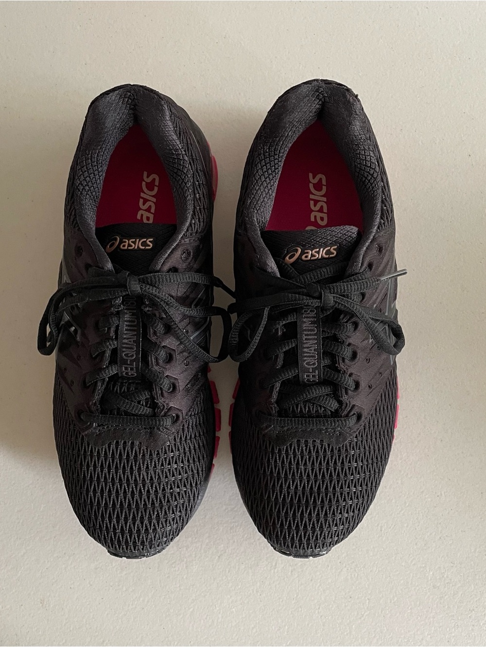 ASICS Women's Gel-Quantum 180 2 Running Shoes - Black/Cosmo Pink - Size US 7 - Picture 7 of 11